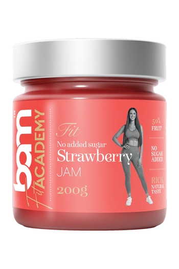 Aardbeienjam, zonder toegevoegde suiker, 200 g