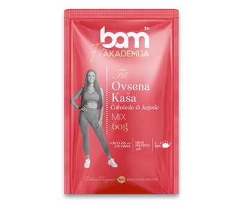 Havermout, Chocolade en Aardbei, 60 g