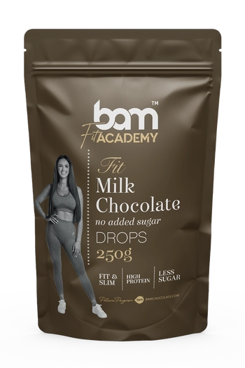 Melkchocoladedruppels, zonder toegevoegde suiker, 250 g