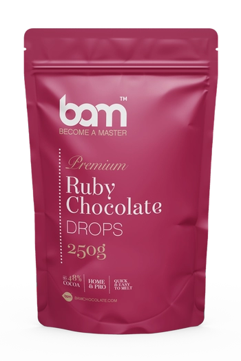 Robijnrode Chocoladedruppels, 250g