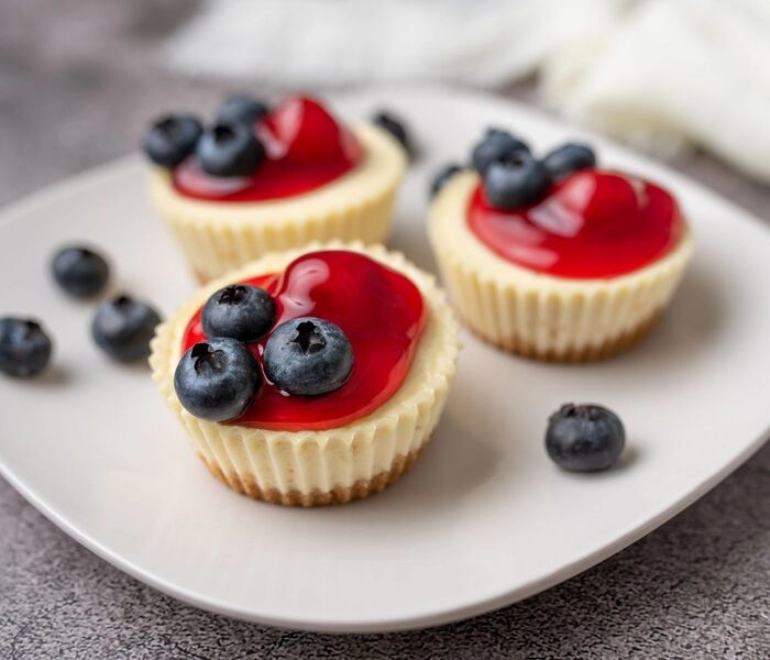 mini cheesecake taartjes