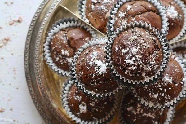 chocolade muffins met sojamelk