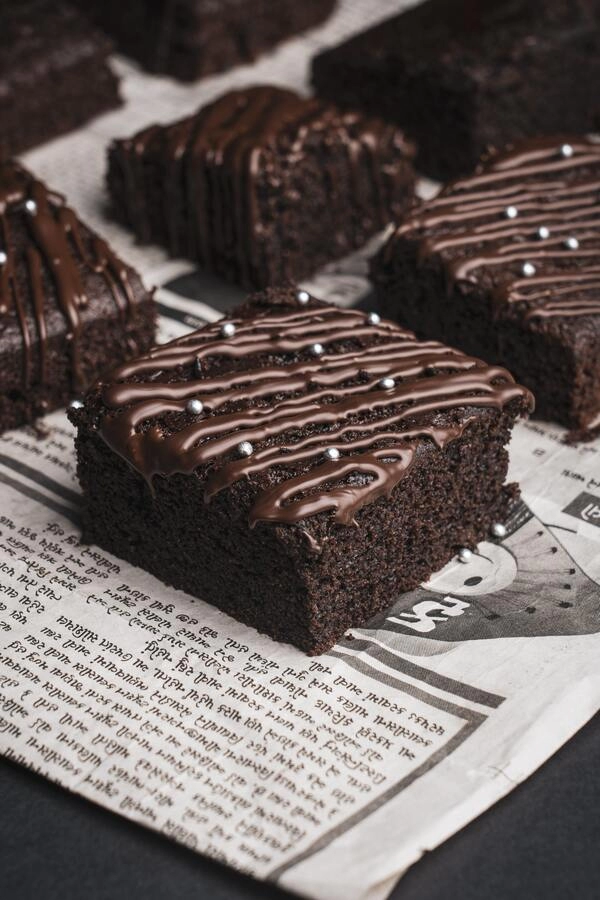 recept voor brownies zonder chocolade