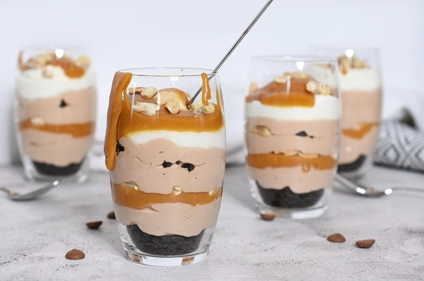 snickers in een glas