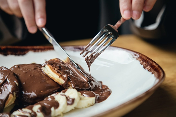 veganistische chocoladecrème