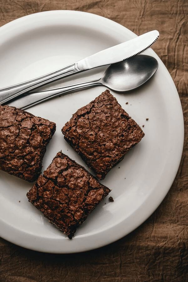 brownies met banaan