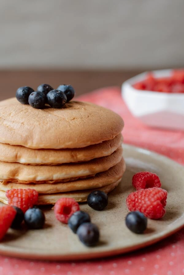 amerikaanse pannenkoeken met yoghurt