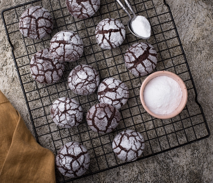 knapperige chocolade