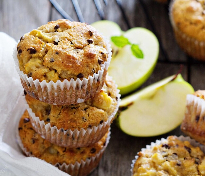 gezonde aardbeienmuffins met chiazaadjes